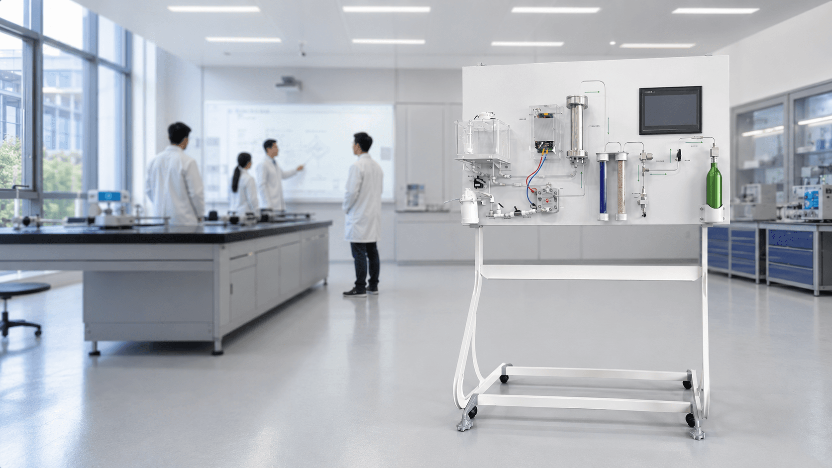 hydrogen laboratory equipment and PEM electrolyzer training equipment