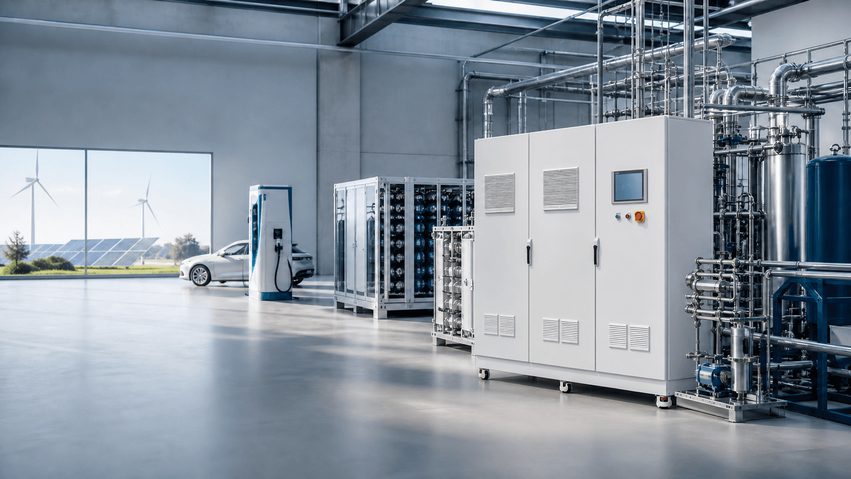 5Nm3/h hydrogen generator in a modern industrial hydrogen facility