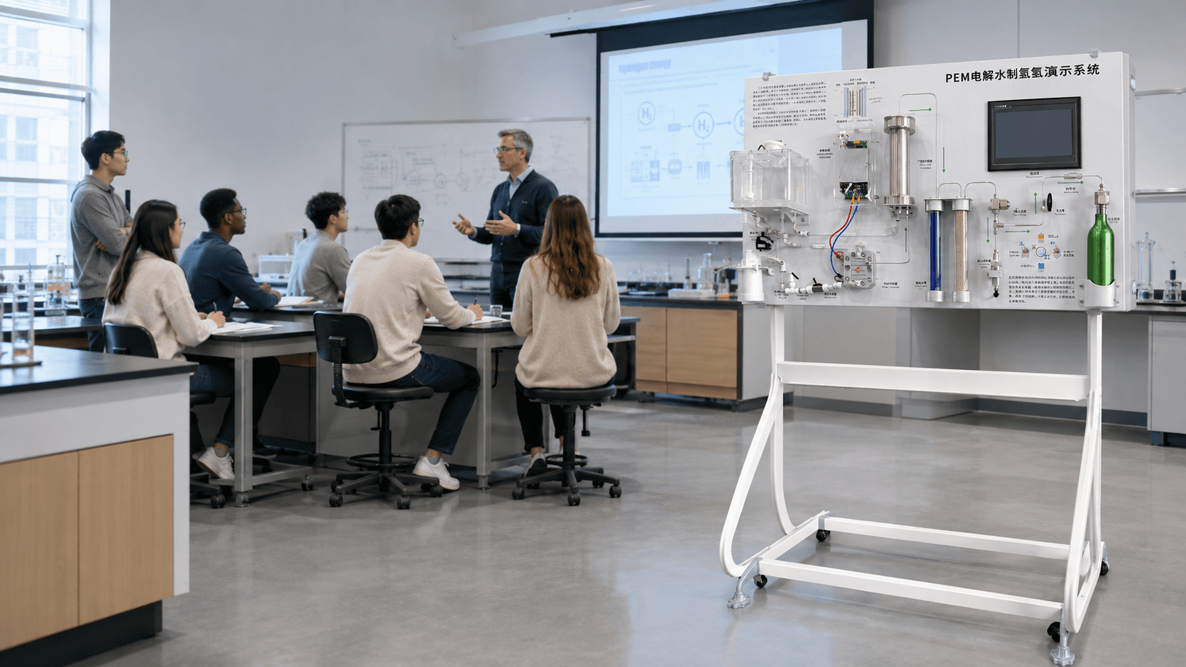 hydrogen teaching equipment for universities in a laboratory classroom