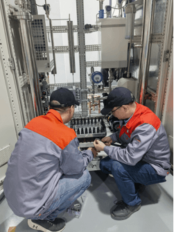 Quality inspection of PEM hydrogen equipment